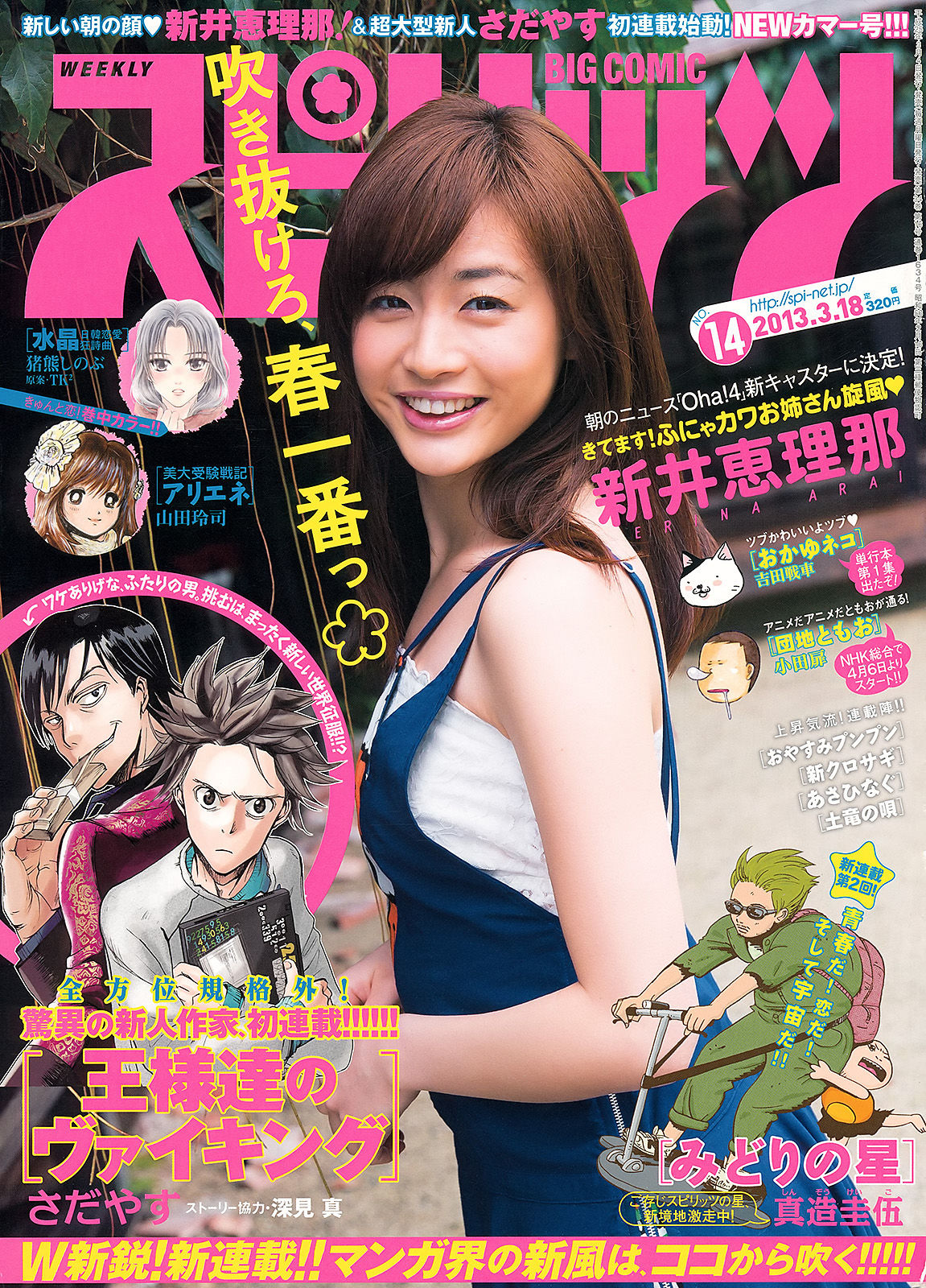 [Weekly Big Comic Spirits] 2013年No.14 新井恵理那