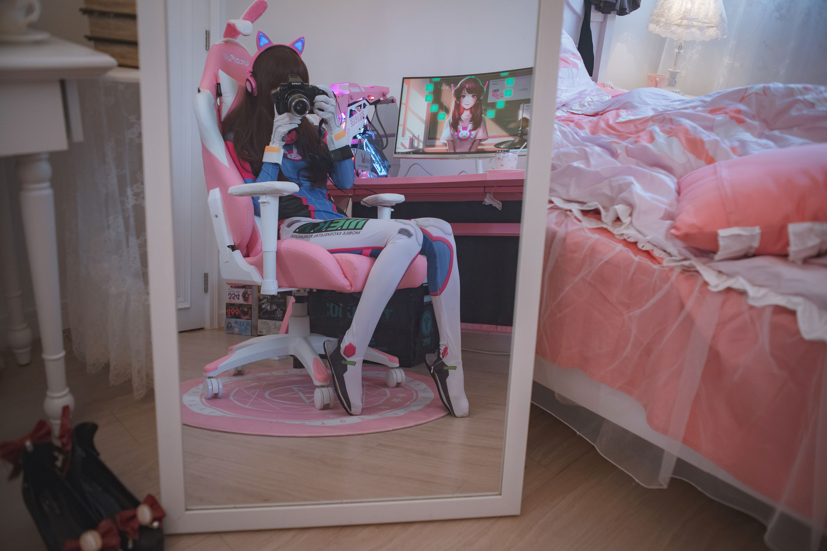 [福利COS] 福利姬木花琳琳是勇者 - オーバーウォッチD.VA