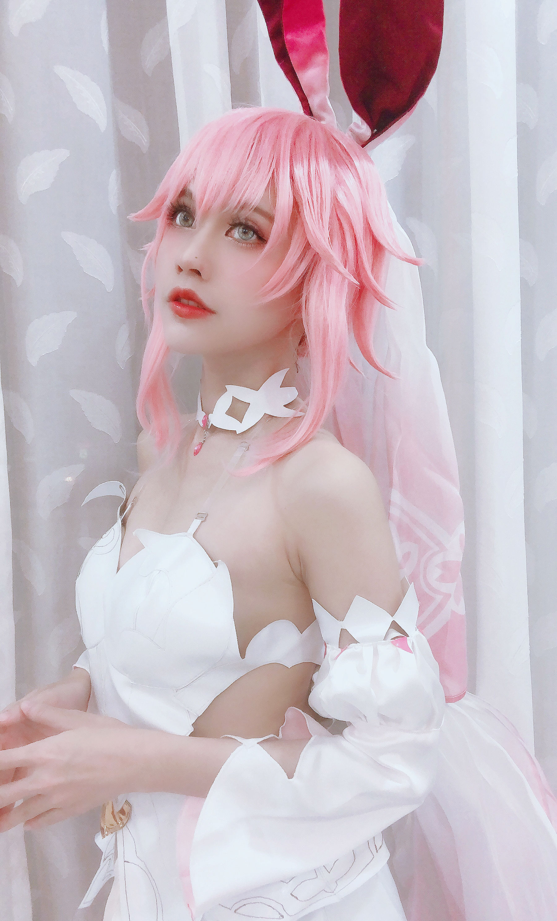 [福利COS] PingPing - Yae Sakura Wedding dress