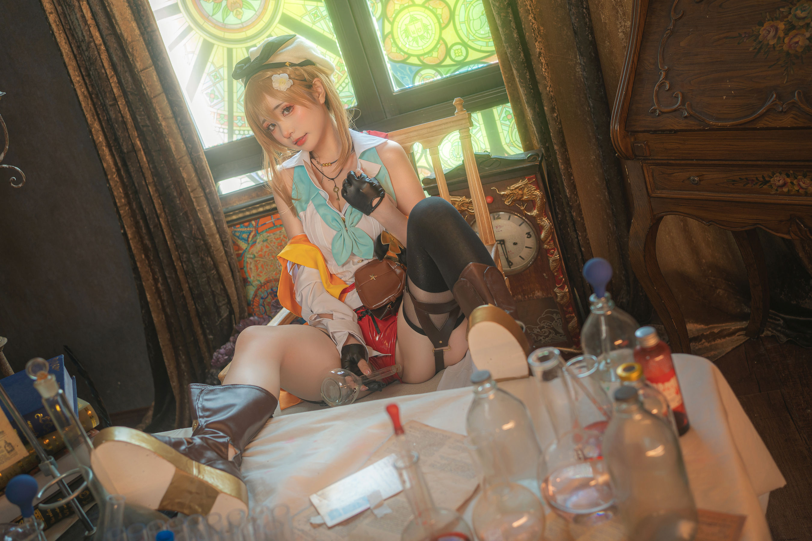 [福利COS] 爆机少女喵小吉 - 莱莎的炼金工房2