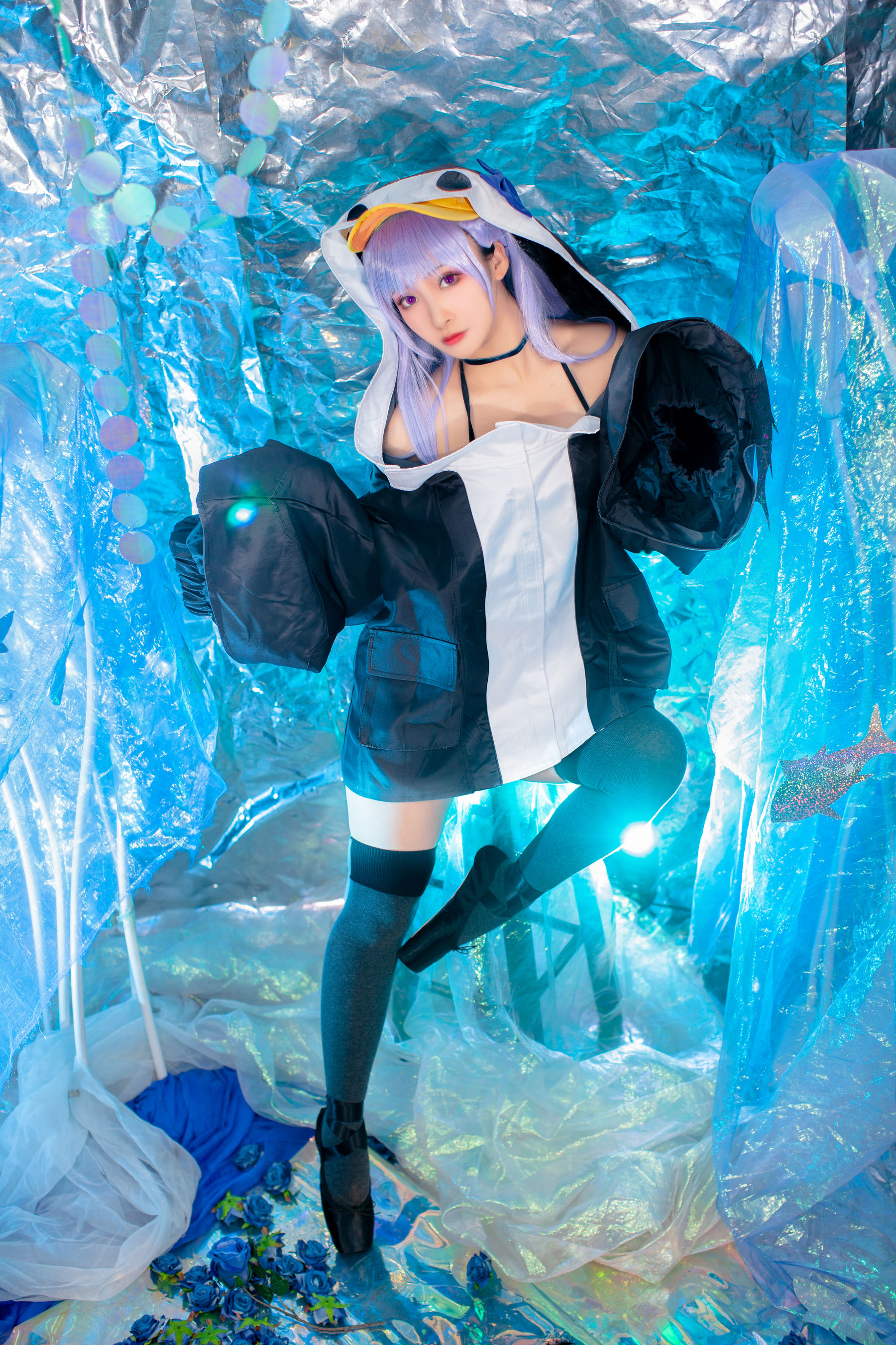 [福利COS] 动漫博主洛璃LoLiSAMA - 水着莉莉丝