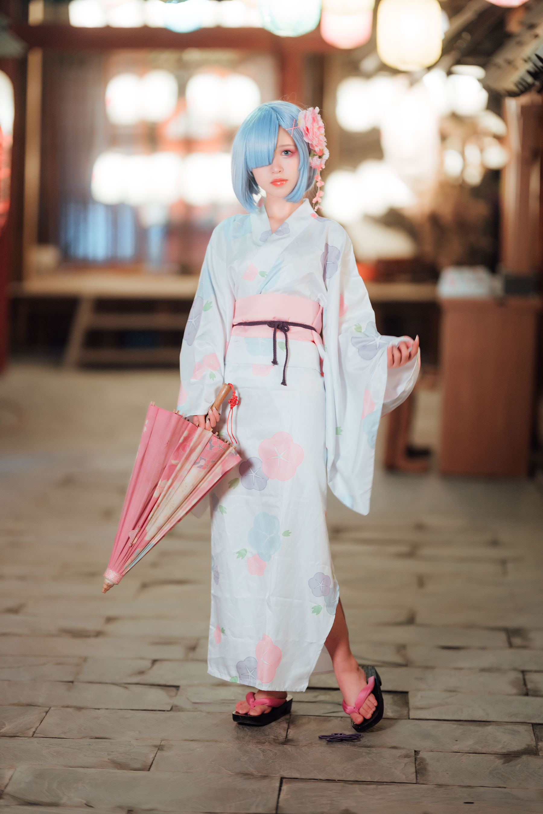 [网红COSER] 美少女晕崽 - 和服雷姆