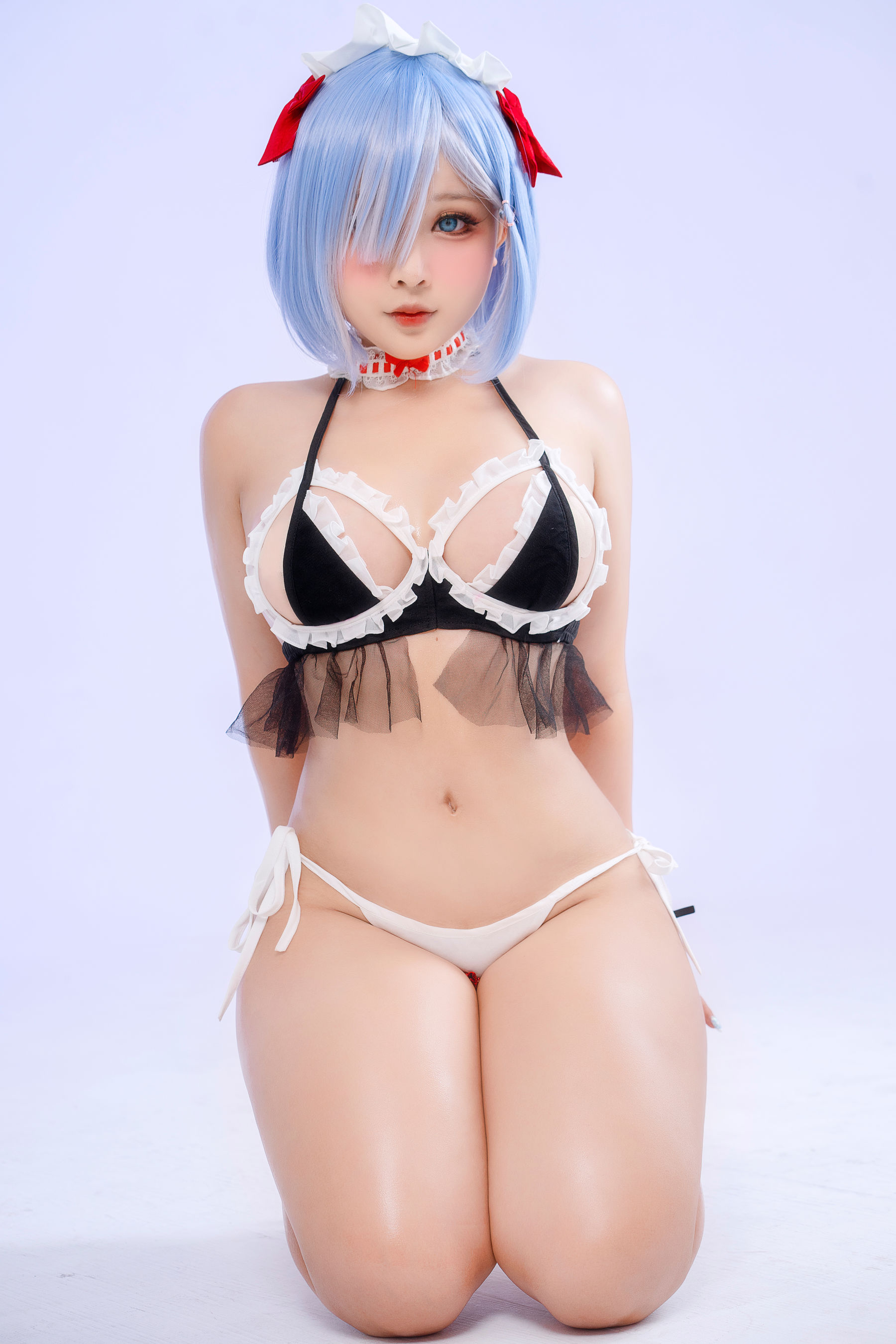 [网红COSER] Sayo Momo - Rem Lingerie