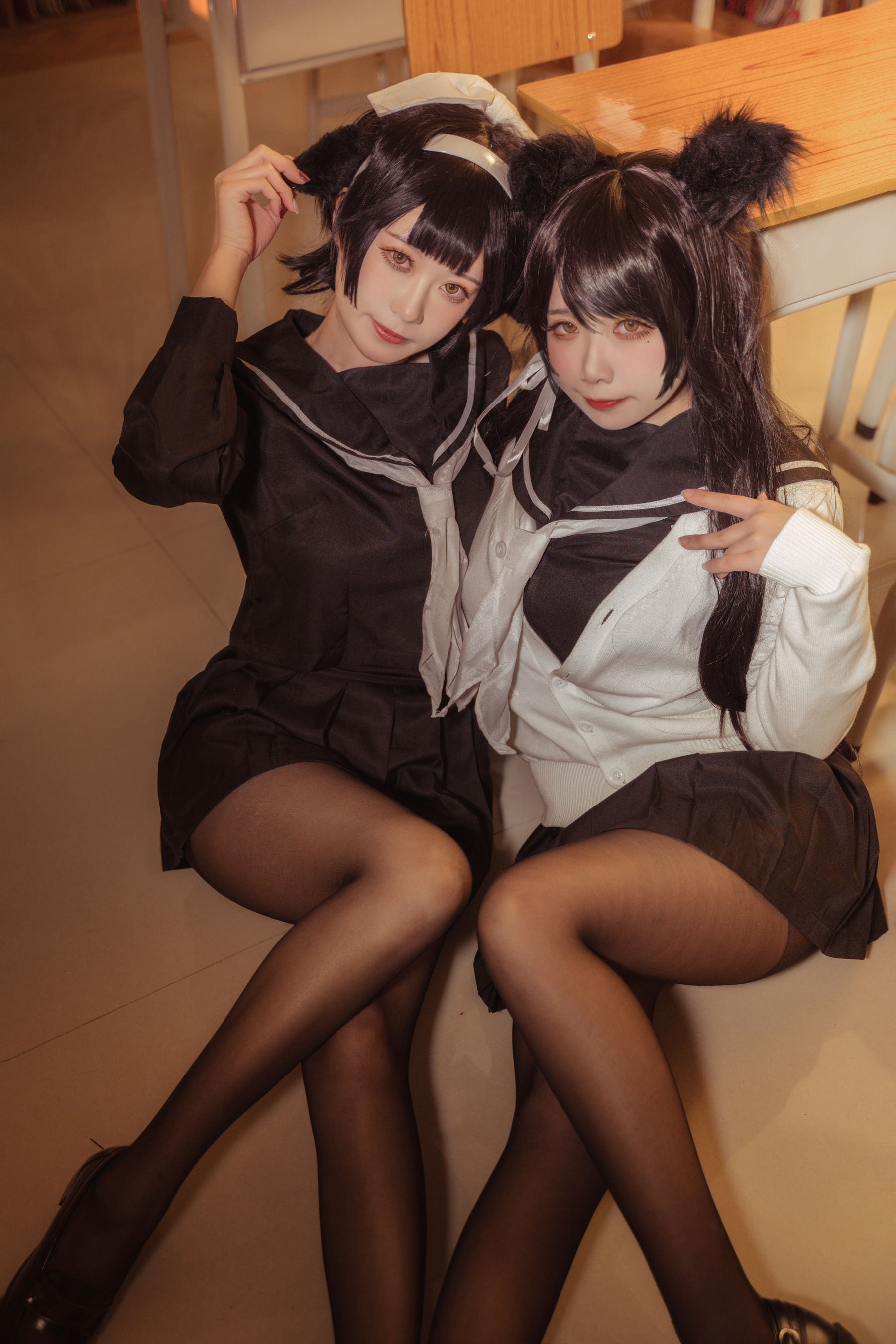 [福利COS] 贞子蜜桃 - 碧蓝航线 爱宕高雄制服