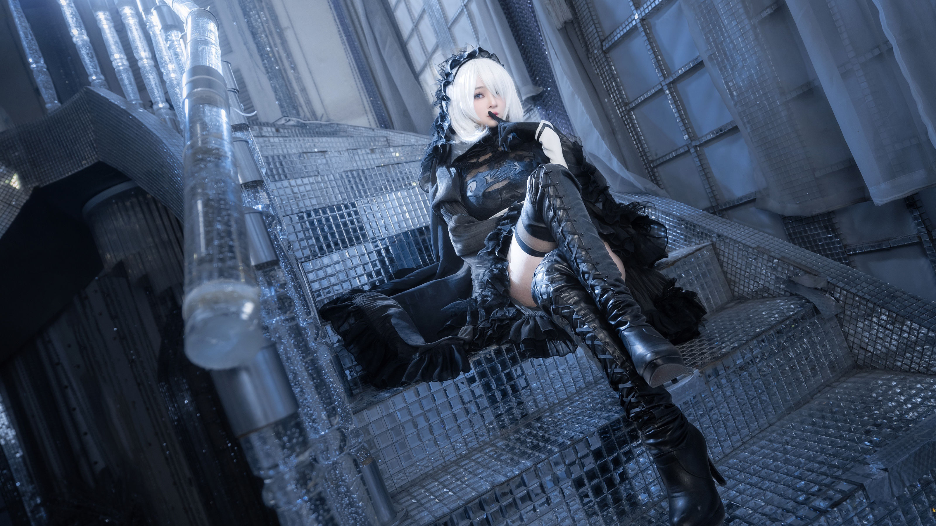 [福利COS] 动漫博主叉子宝宝 - 2B 尼尔机械纪元