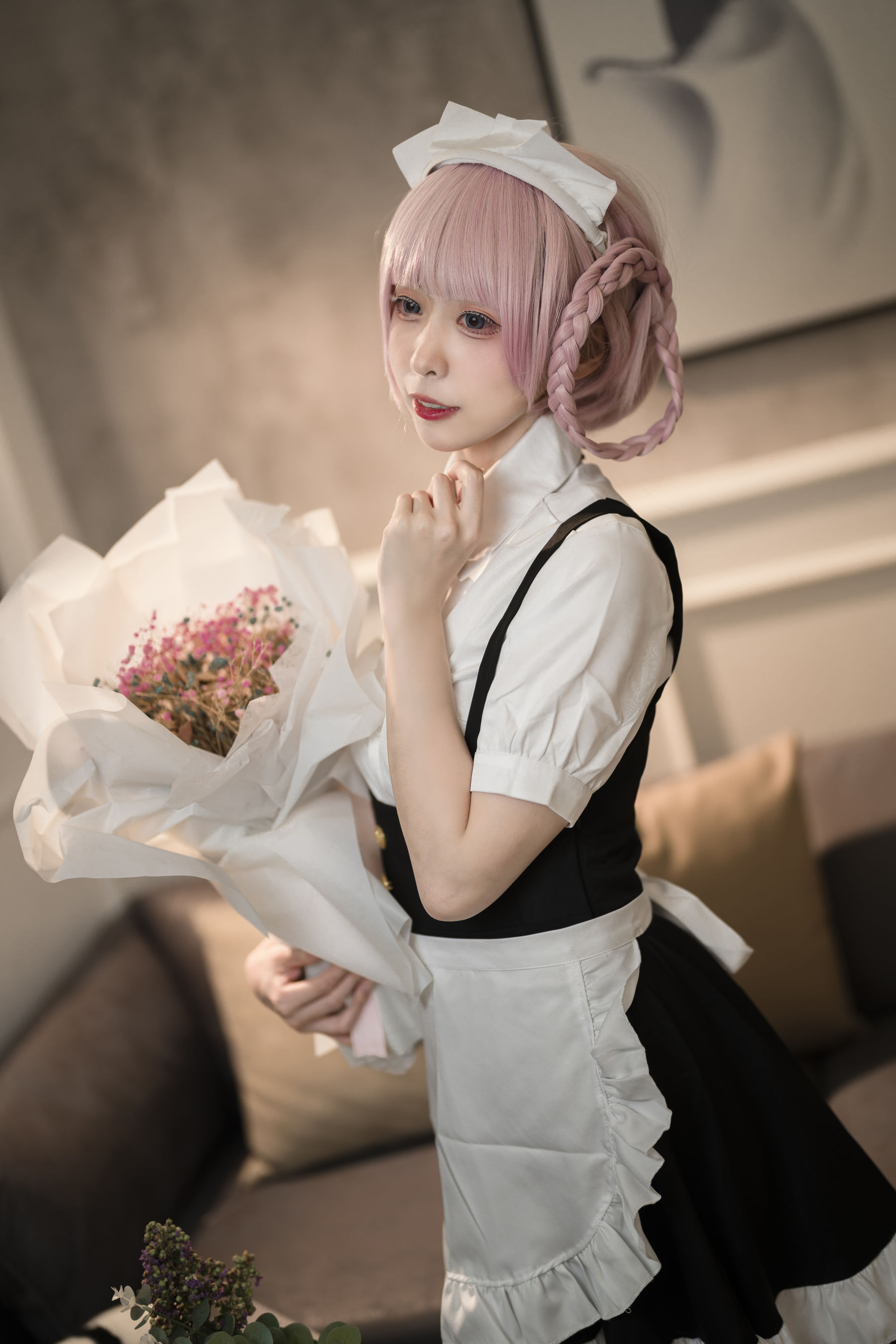 [福利COS] 樱岛嗷 - 七草荠原皮 女仆