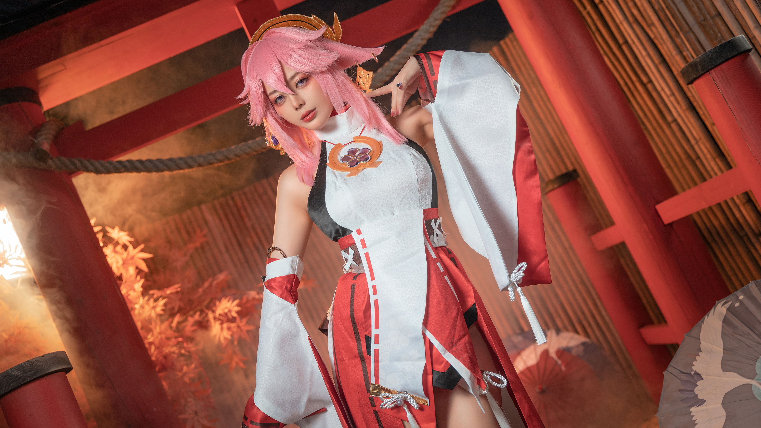 [福利COS] 推特阿九 - 八重神子