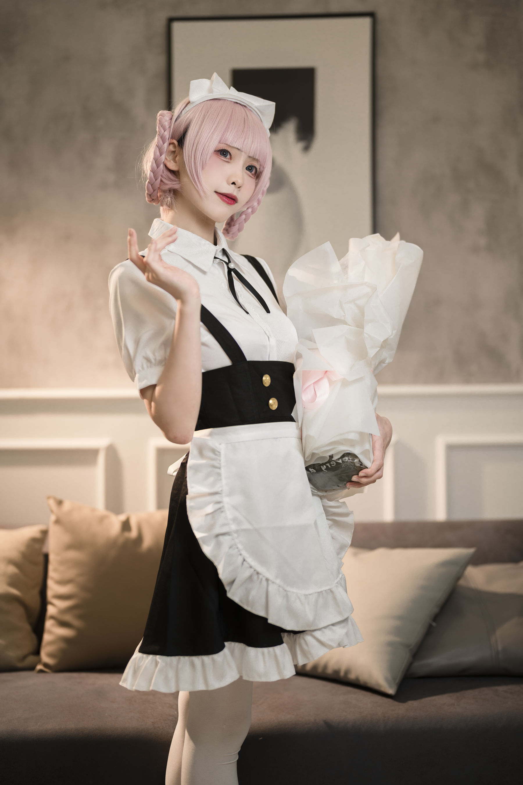 [福利COS] 樱岛嗷 - 七草荠原皮 女仆