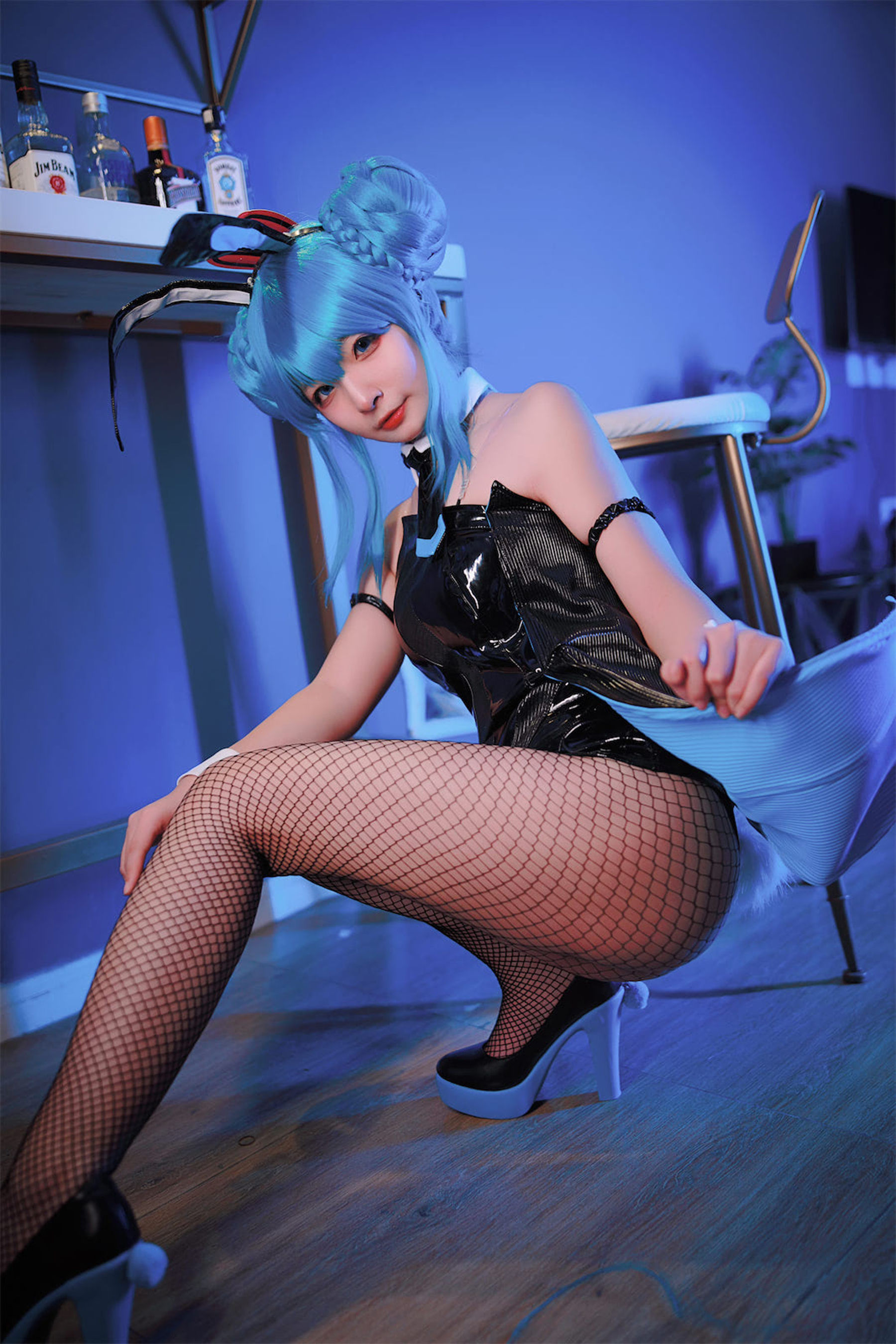 [福利COS] yuuhui玉汇 - 初音黑兔