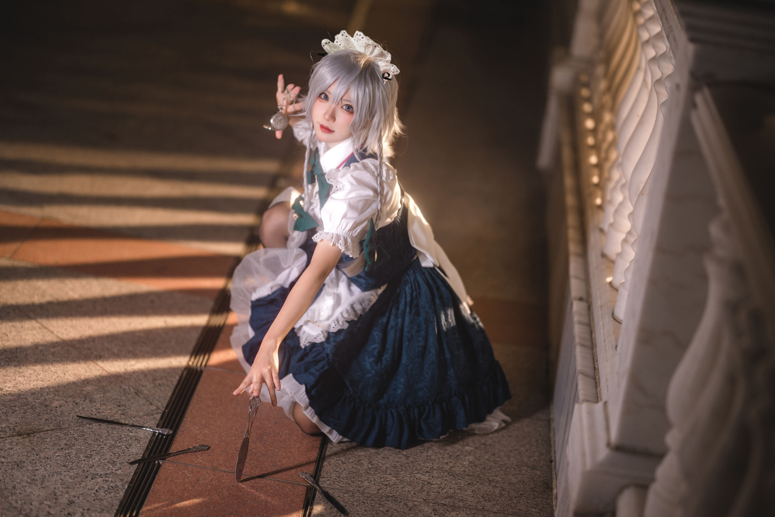 [福利COS] 花柒Hana - 星雨咲夜女仆