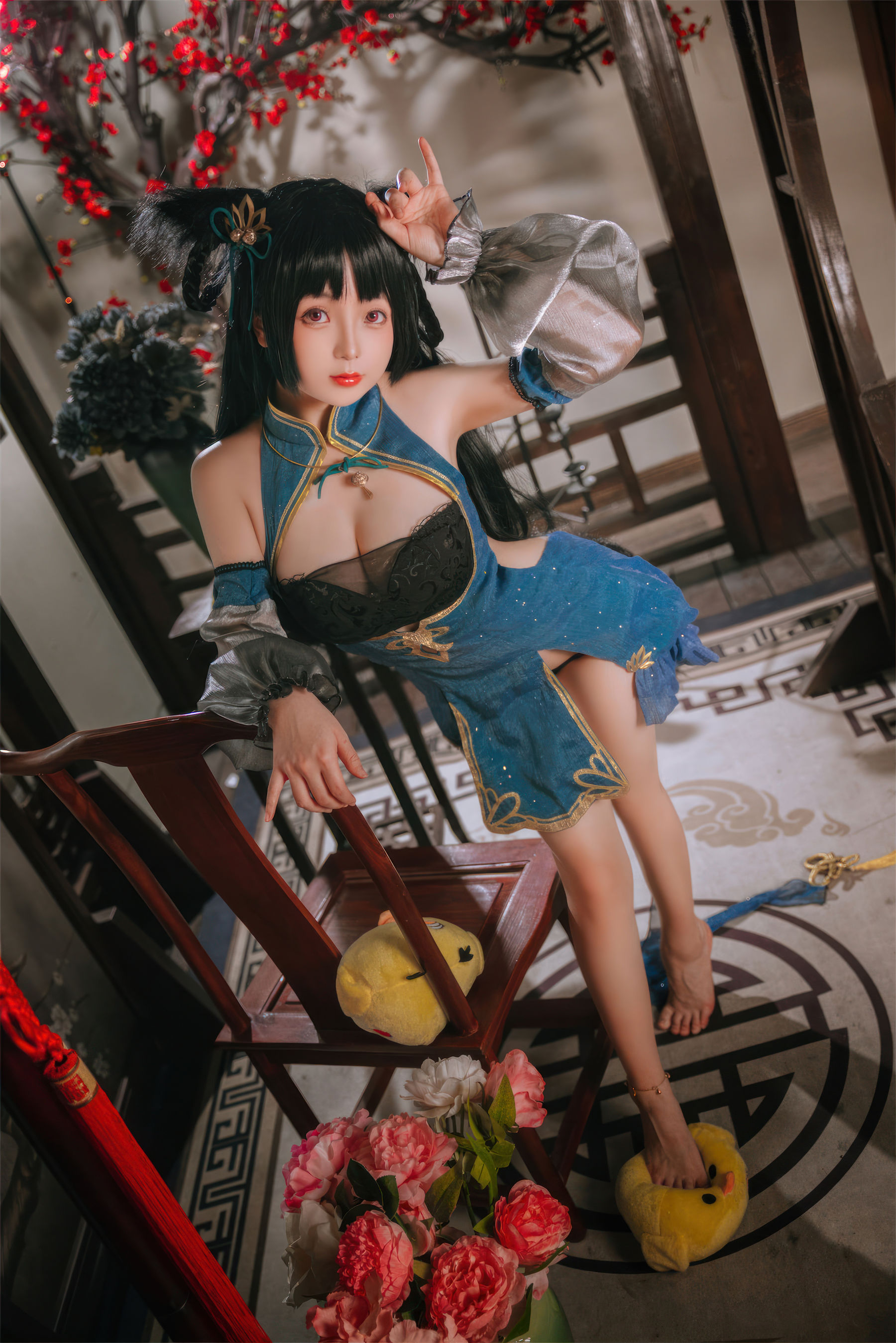 Cosplay日奈娇 - 碧蓝航线 大潮旗袍