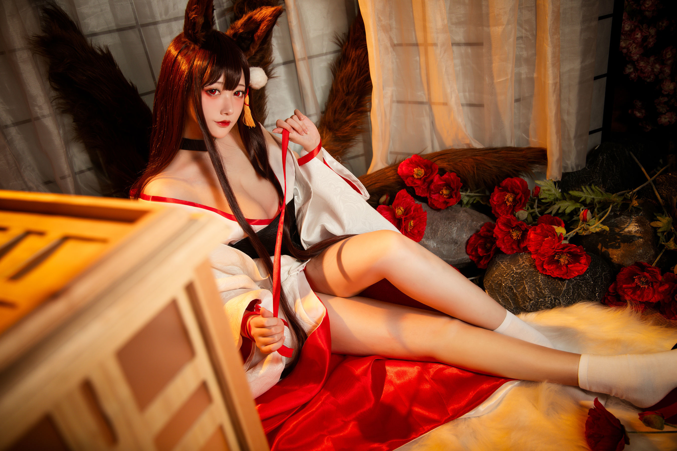 [网红COSER] 高颜值coser念念_D - 赤城 白 无垢