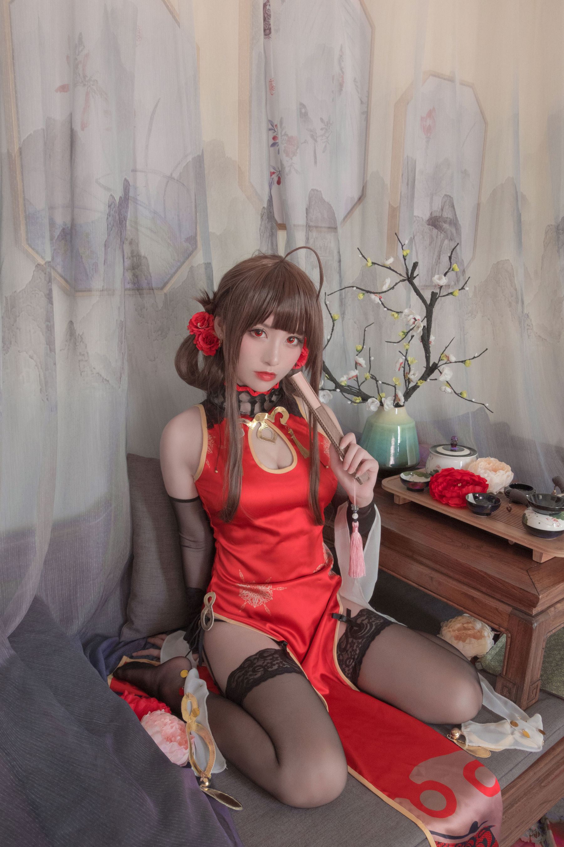 [Cosplay写真] Coser星野saori - DSR-50 红牡丹