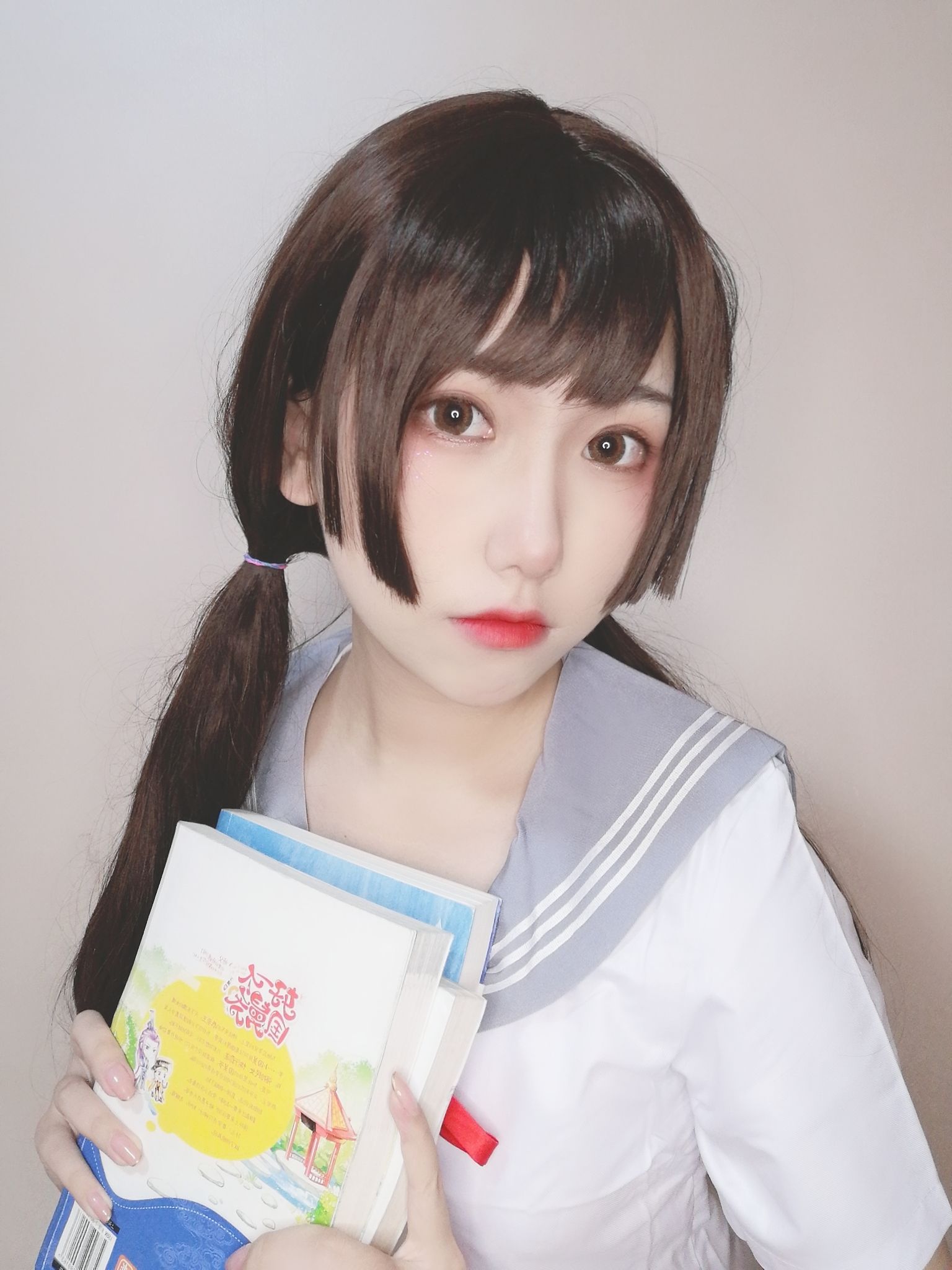 [Cosplay写真] 芋圆侑子SJ_ - 白丝jk