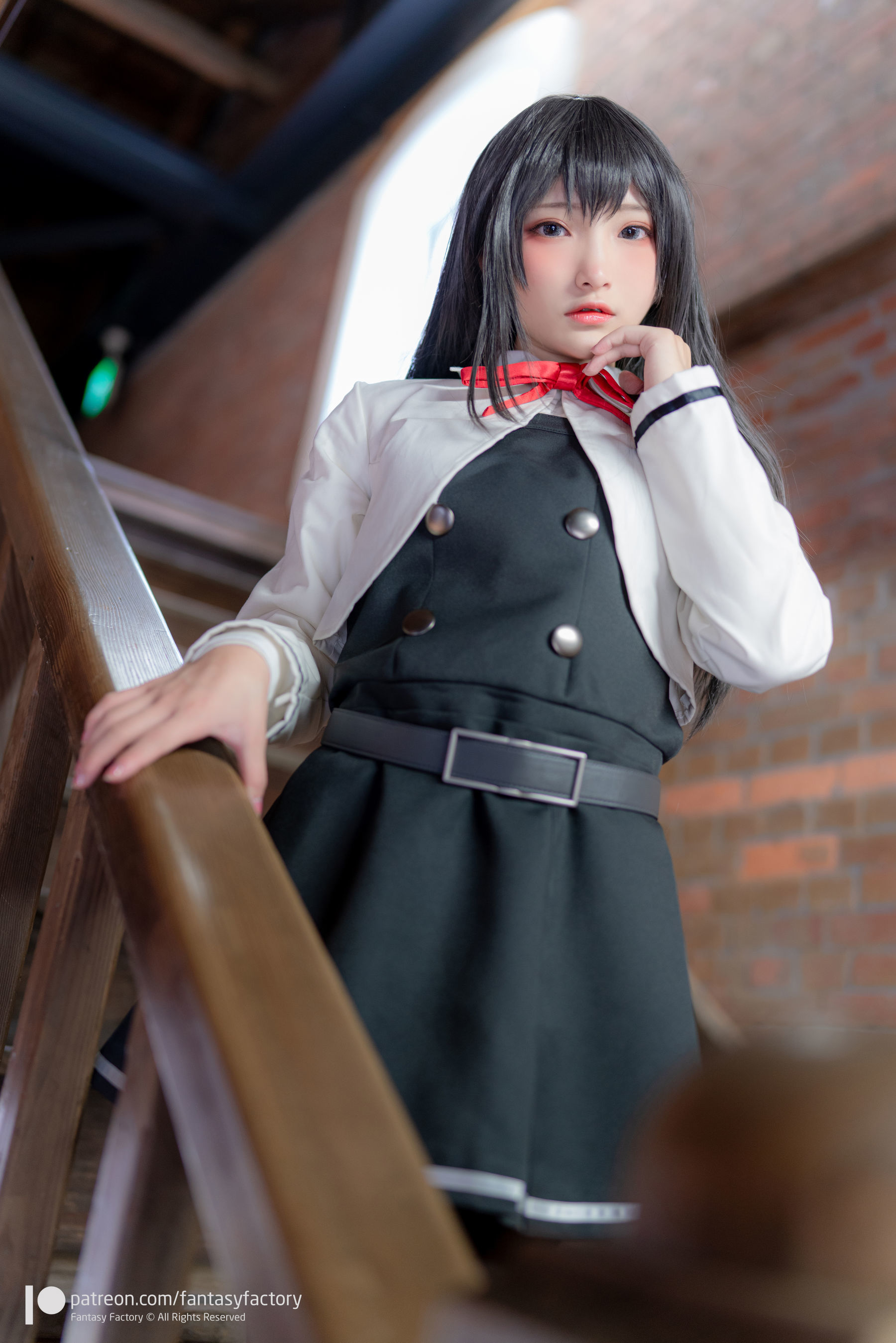 [COS福利] 小丁Cosplay 2020.01 [Fantasy Factory] 黑丝 和服 JK