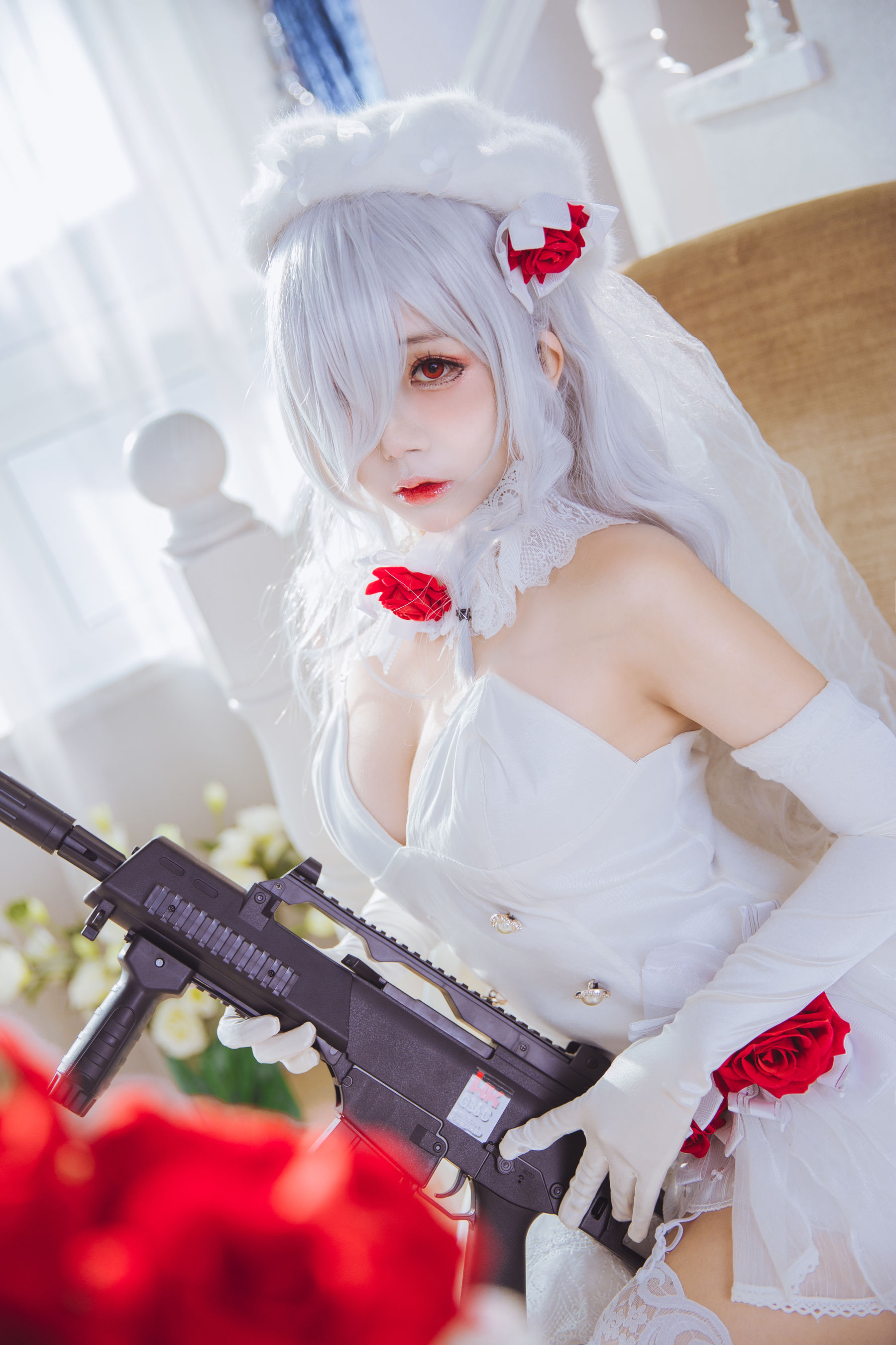 Cosplay日奈娇 g36c 礼服