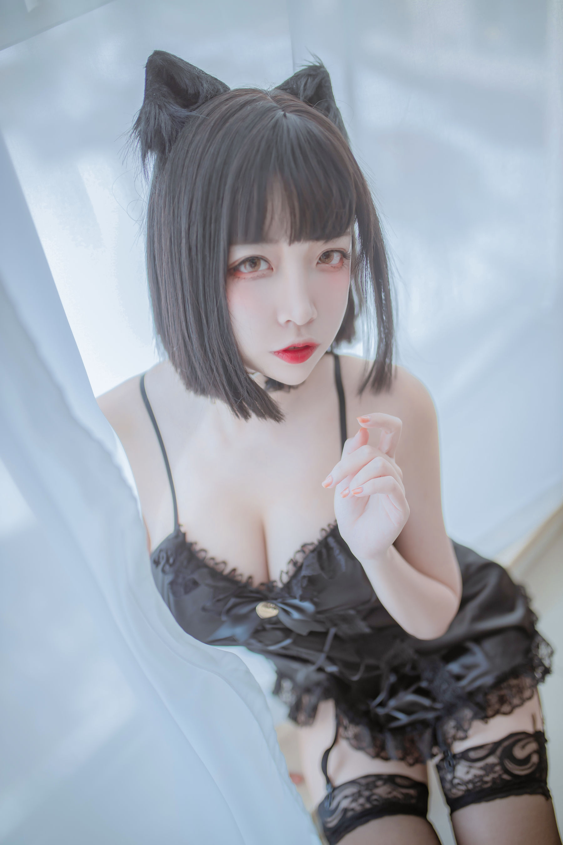 Cosplay日奈娇 私房双人猫耳