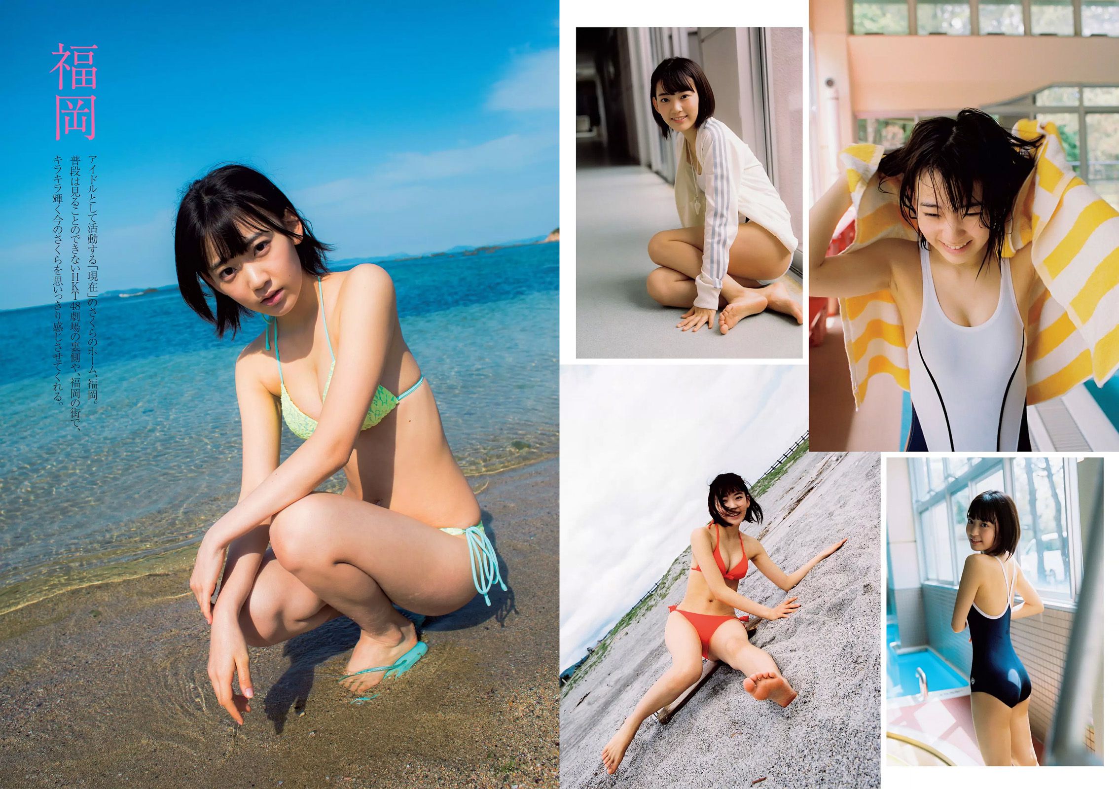 宮脇咲良 大川藍 寺田安裕香 AKB48 松嶋えいみ [Weekly Playboy] 2015年No.29 写真杂志