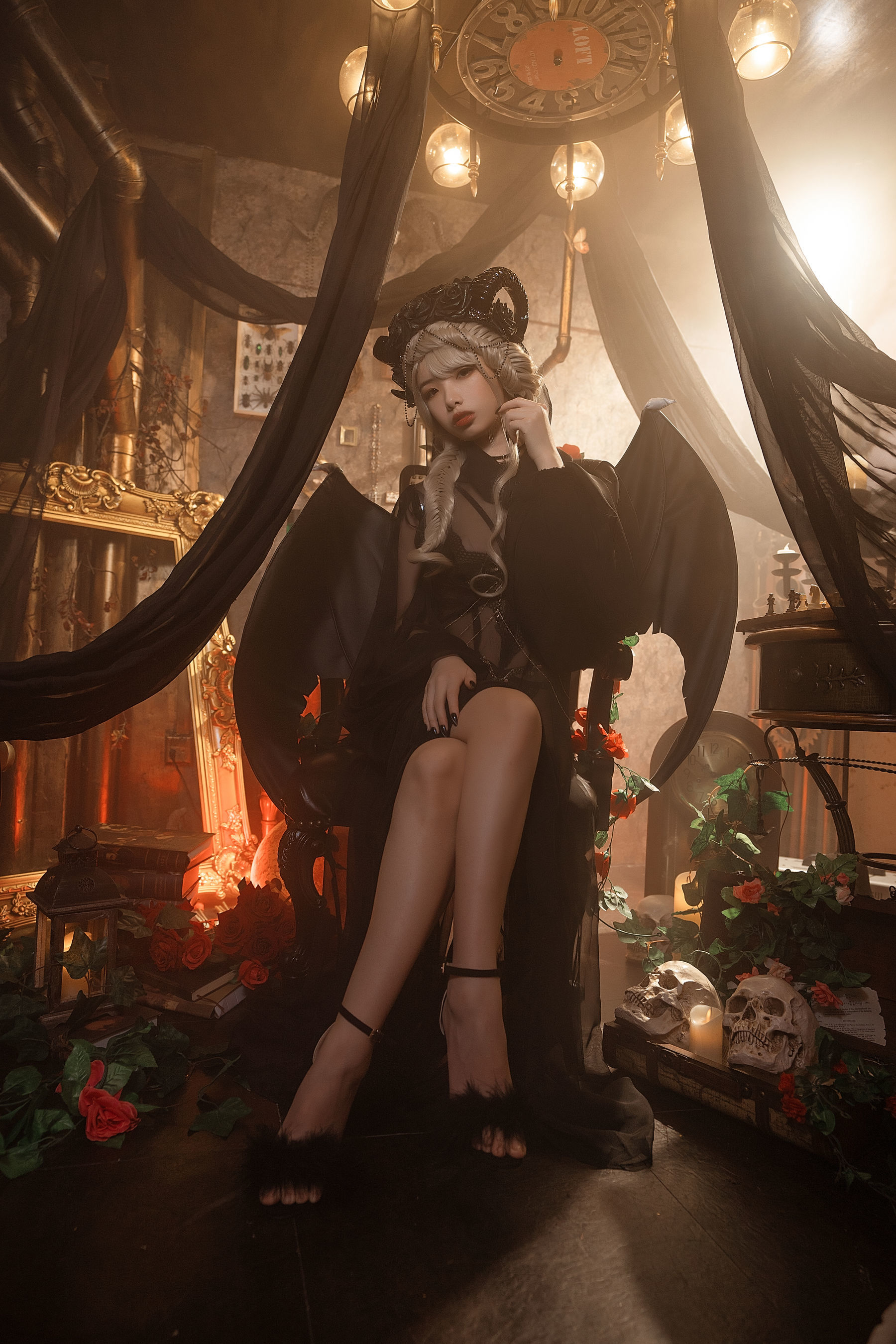 [萝莉COS] 雯妹 - 魅魔 gothic devil