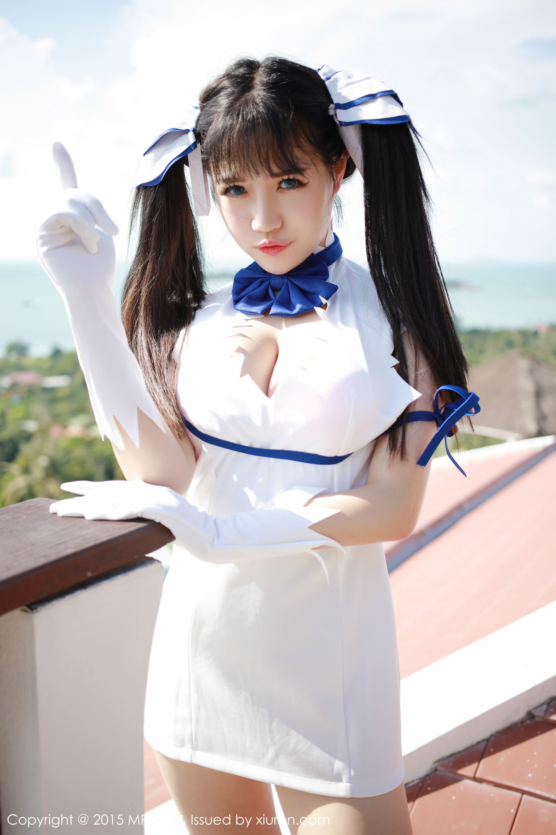 徐cake《苏梅旅拍》COSPLAY 性感泳装 [模范学院MFStar] Vol.036 