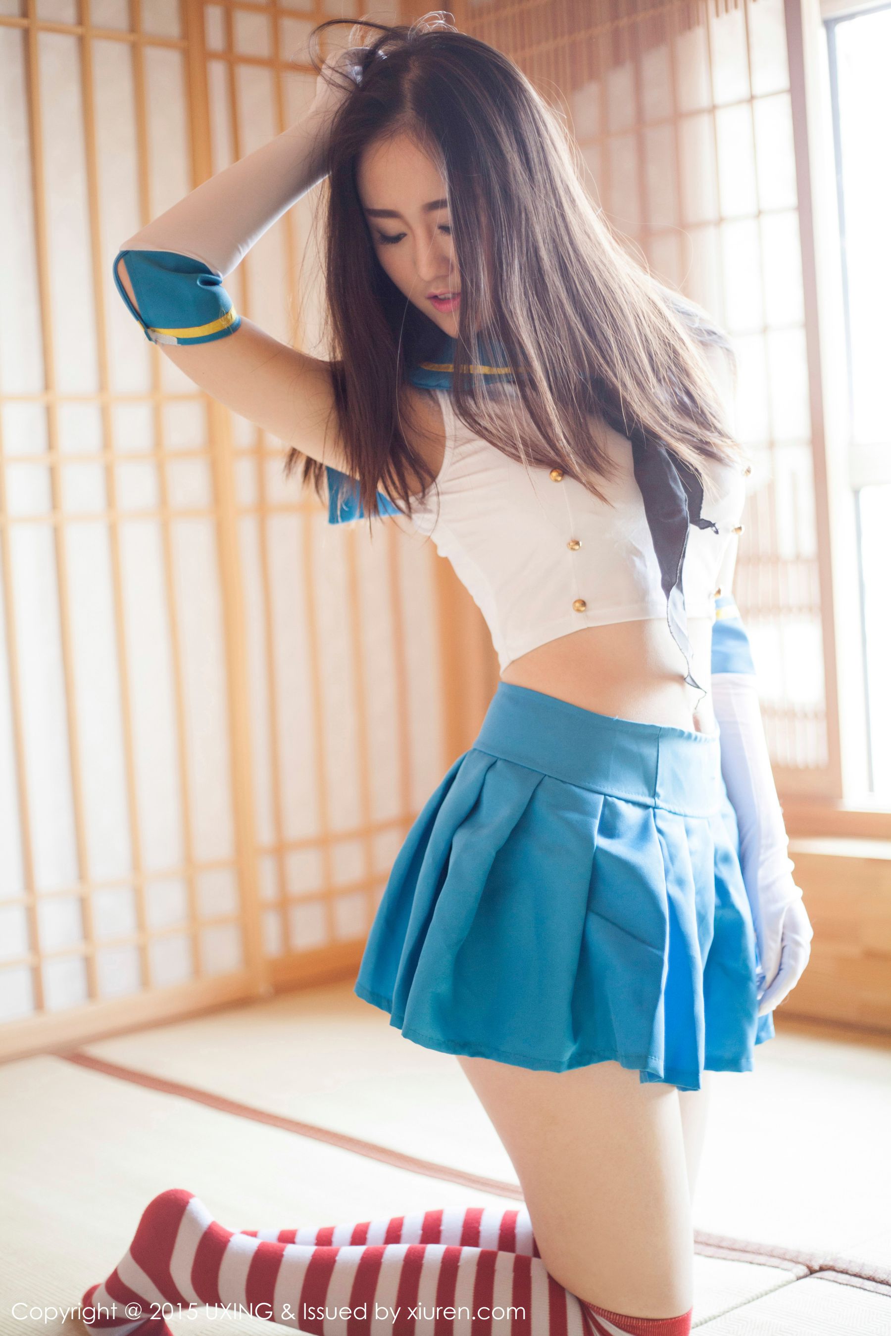 Romi王朝朝 - 美少女校服系列写真集 [UXING优星馆] Vol.005