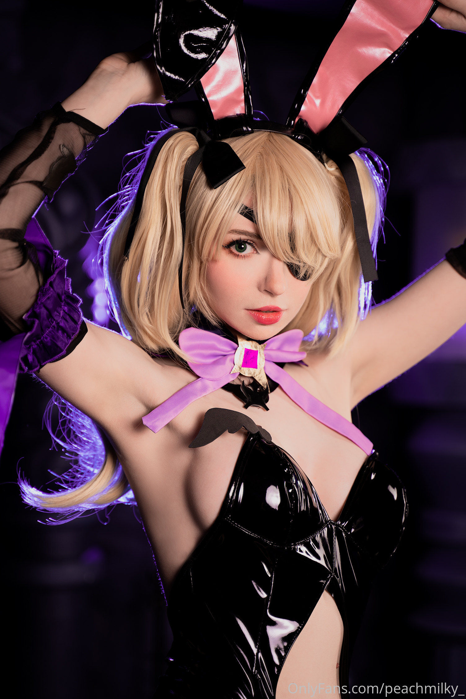 [福利COS] Peach milky - Fischl Playboy Bunny Genshin Impact