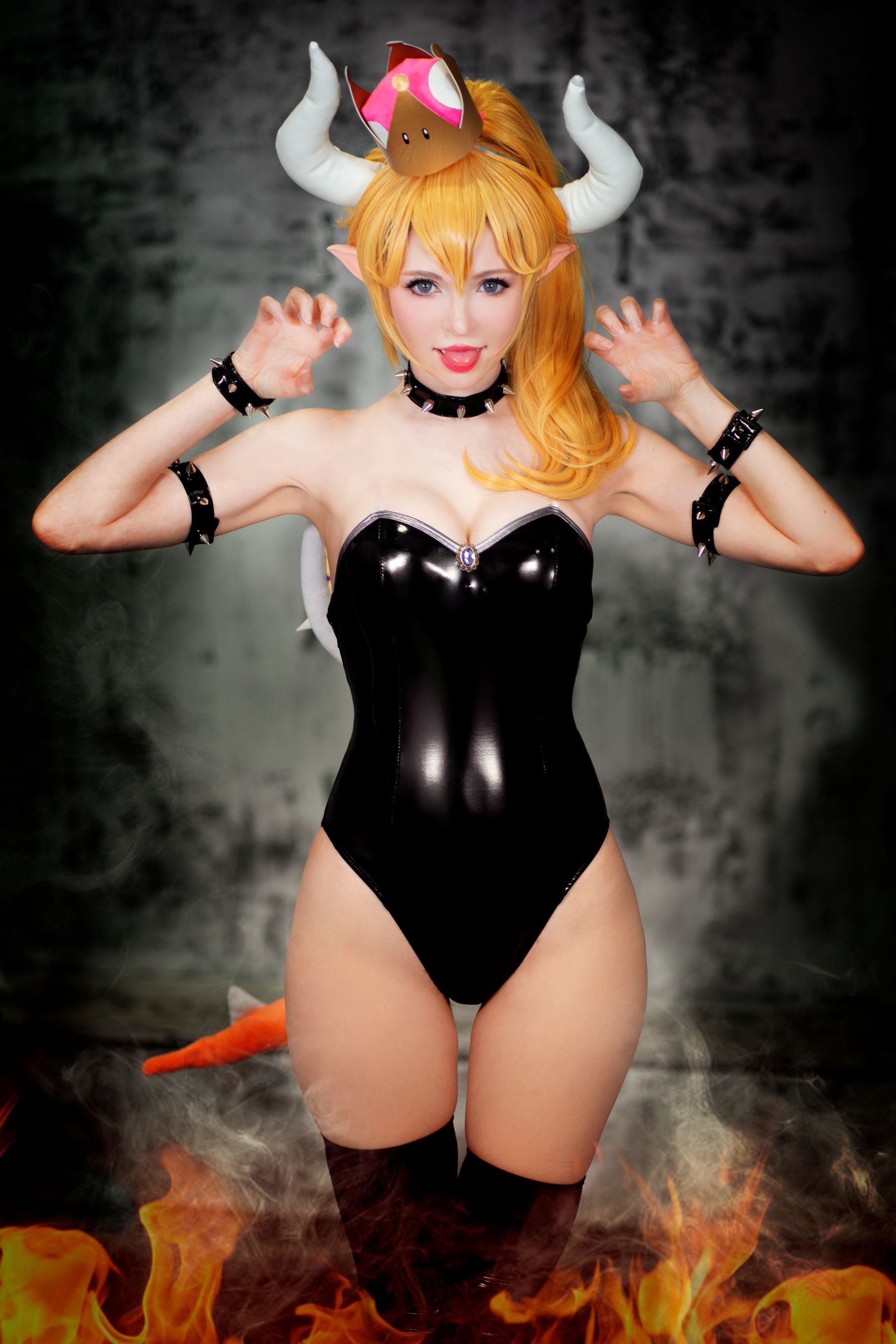 [福利COS] Peach milky - Bowsette