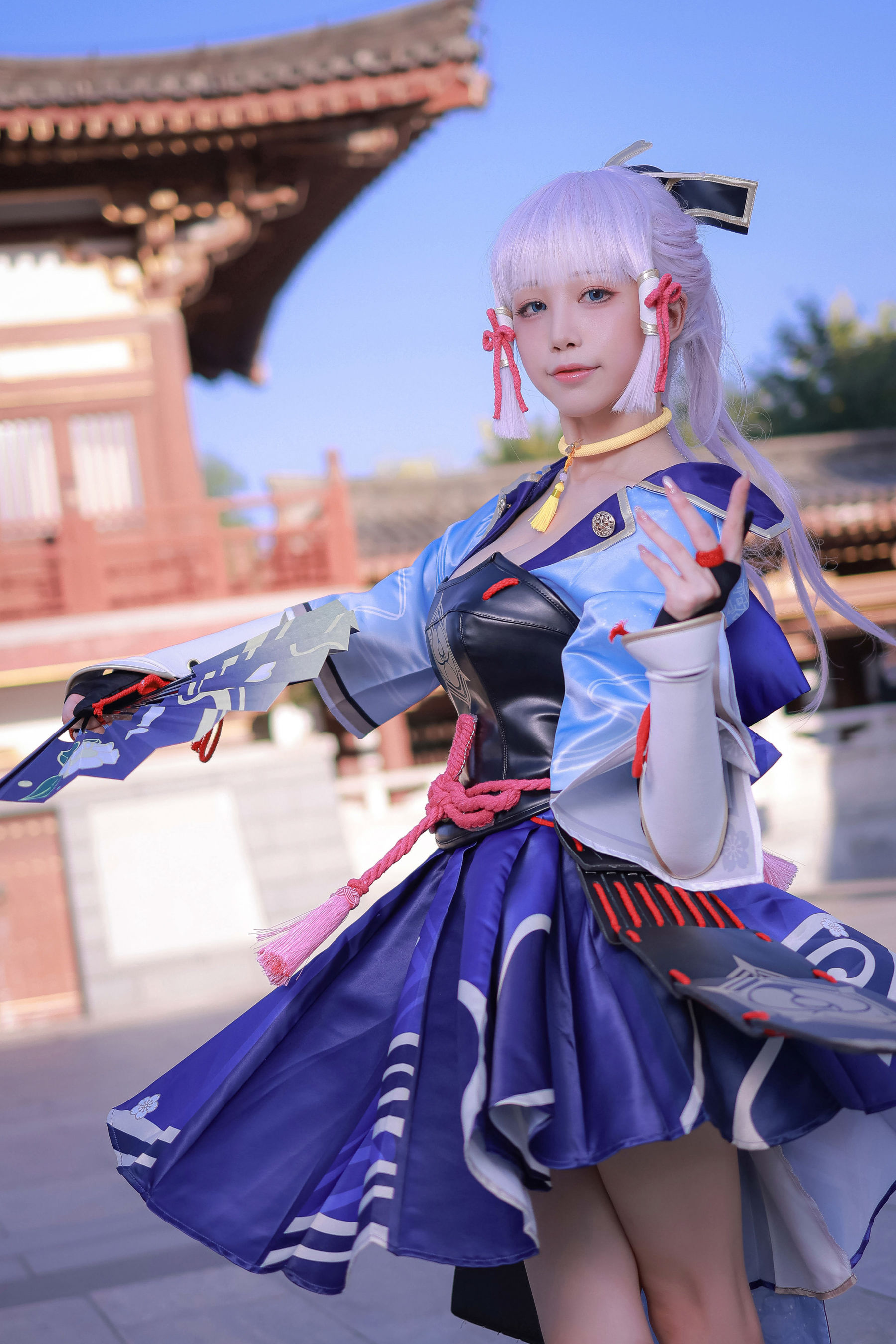 [网红COS] 动漫博主水淼aqua - 神里绫华