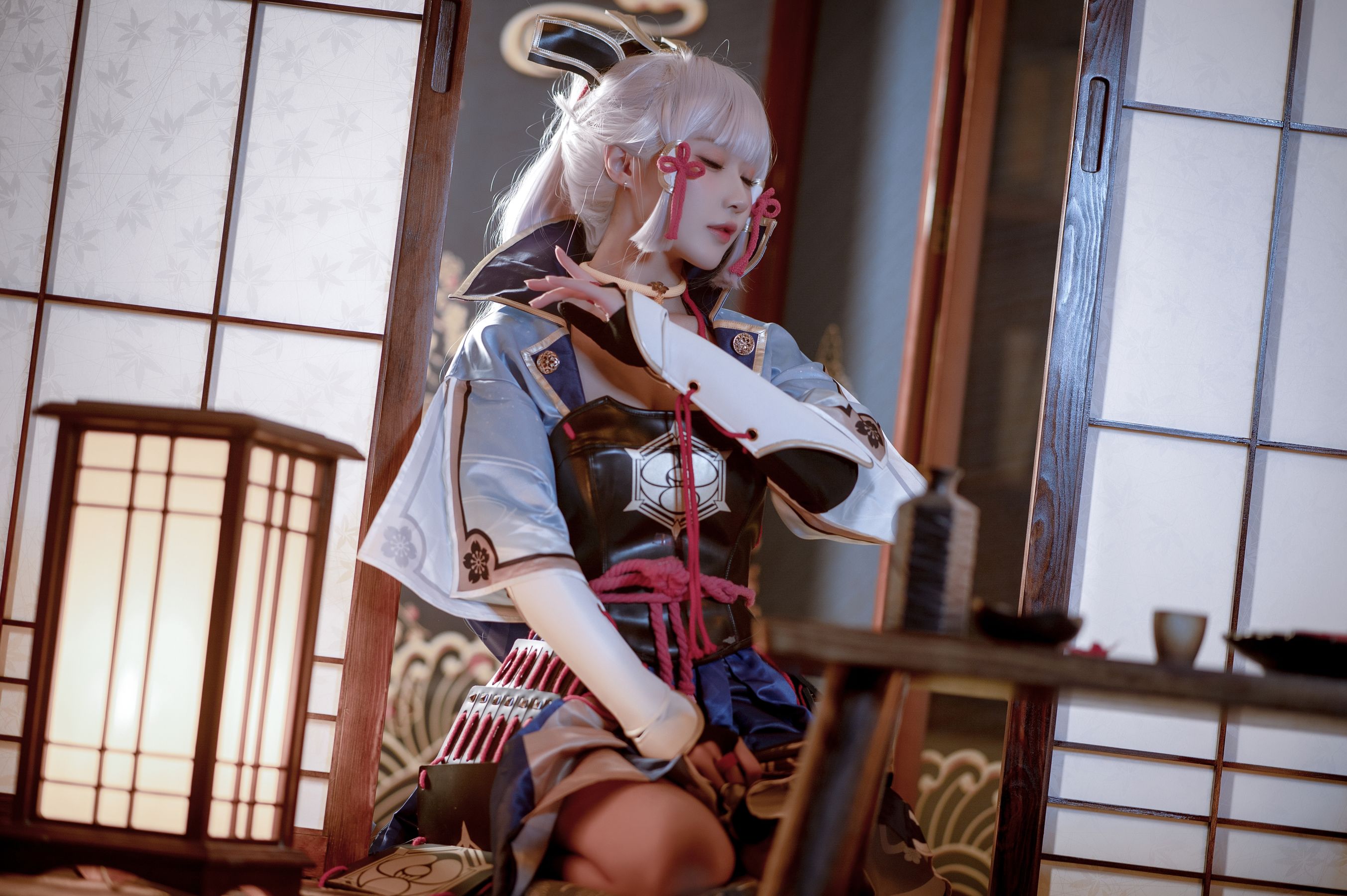 [福利COS] 动漫博主阿包也是兔娘 - 神里凌华